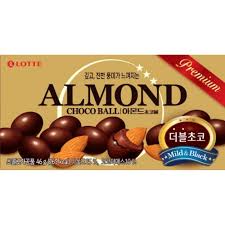 LOTTE almendra choco ball 46g