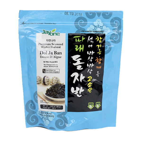 JAYONE Algas secas sazonadas y saladas 80g