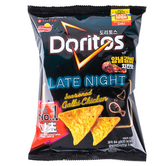 LOTTE doritos sabor dulce y picante pollo frito 84g
