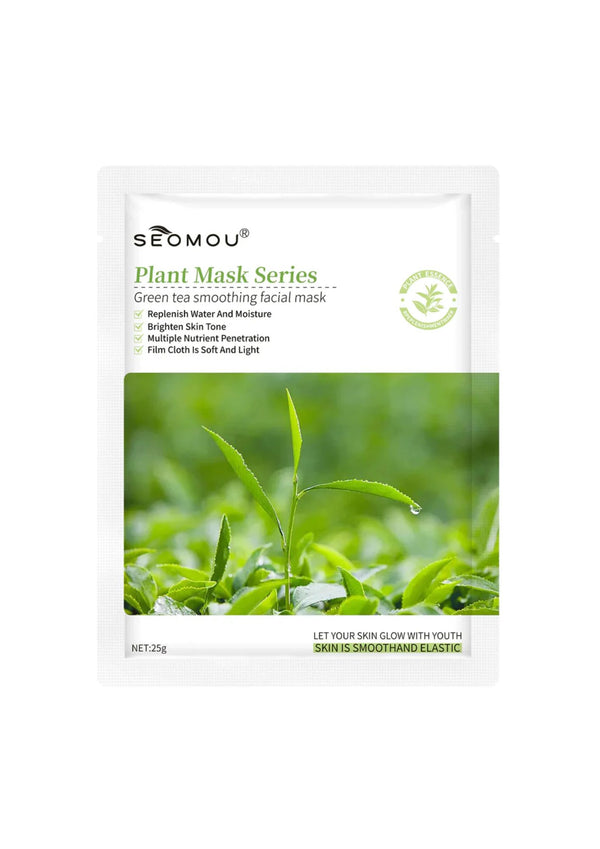 SEOMOU green tea cleansing  smoothing facial mask 25g