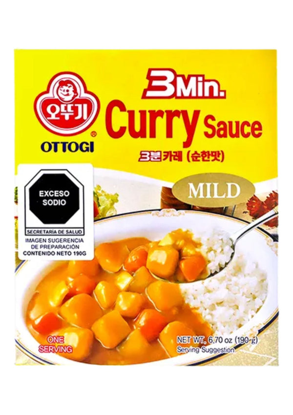 OTTOGI curry 3 minutos mild 190g