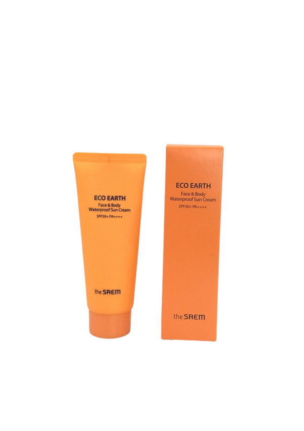 THE SAEM eco earth face & body waterproof sun cream 100g