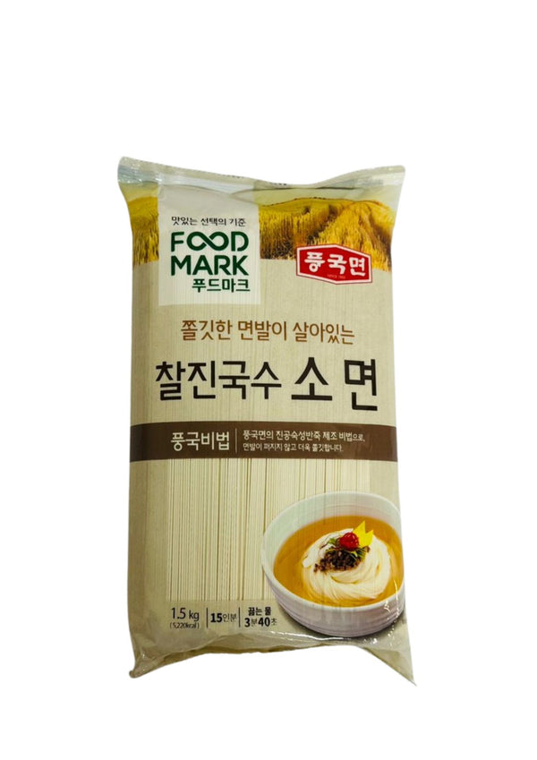 FOODMARK fideo blanco delgado (somyeon) 1.5kg
