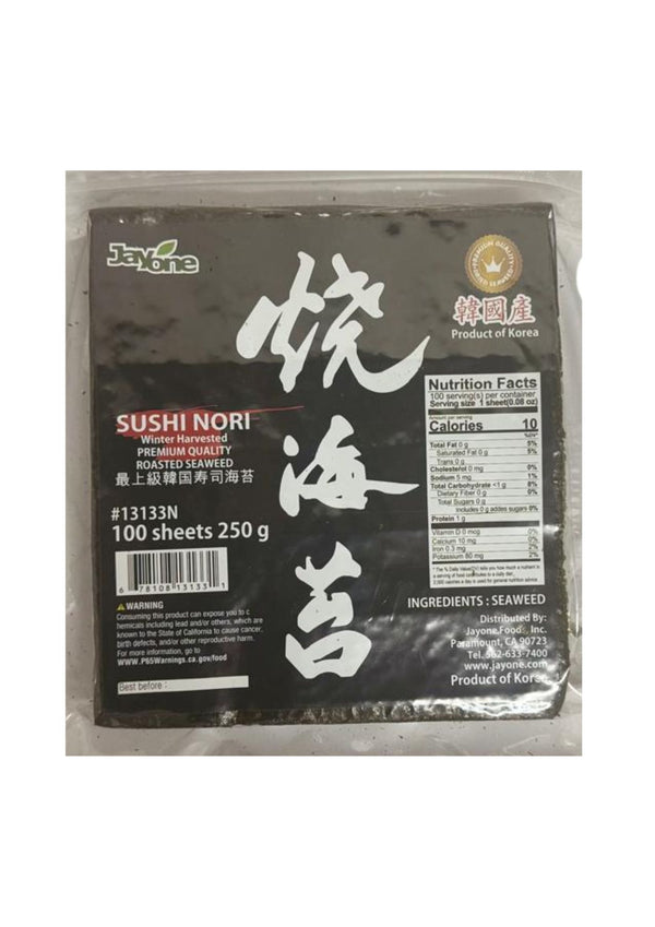 JAYONE alga 100 hojas (sushi nori) 250g
