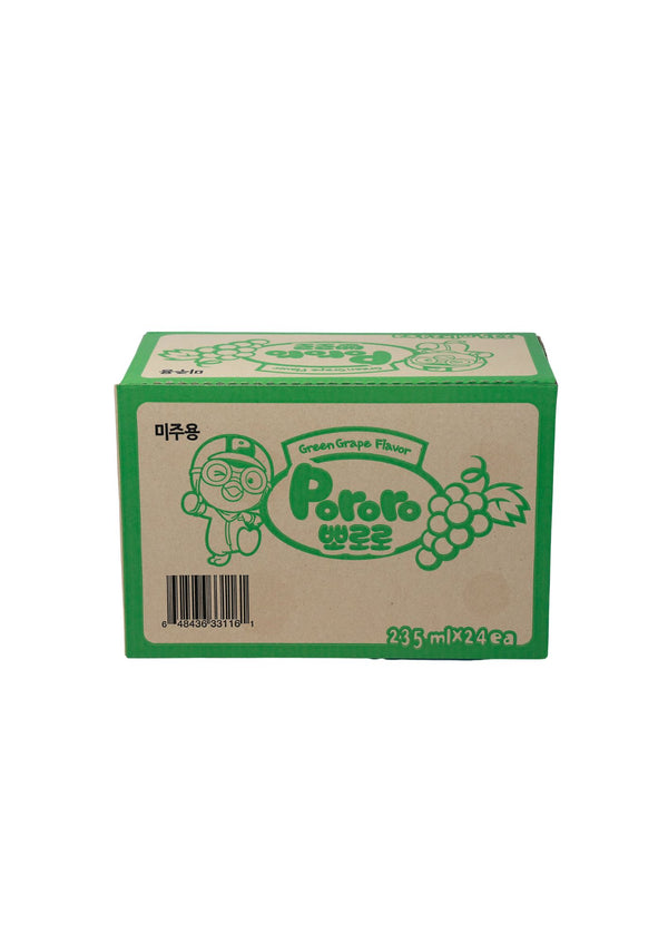 PALDO pororo bebida caja 24pz -235ml uva
