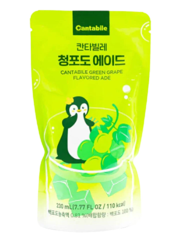 CANTABILE green grape flavored ade 230ml