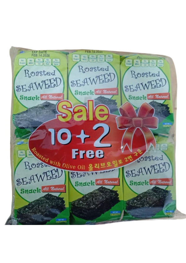 MATNARA Roasted seaweed snack 12p x5g