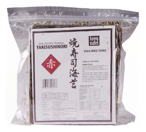 TOYO nori red alga seco para kimbap 100 hojas - 250g