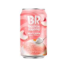 BR peach yogurt milky soda 350ml