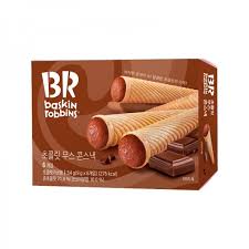 BR chocolate mousse cone snack 54g