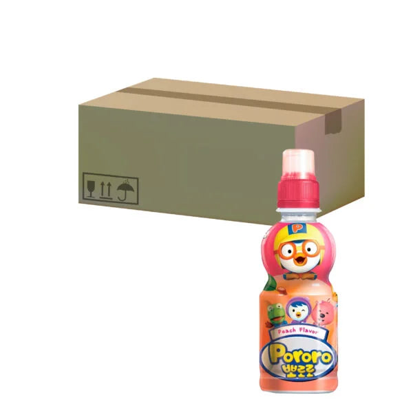 PALDO pororo bebida caja 24pz - 235ml durazno