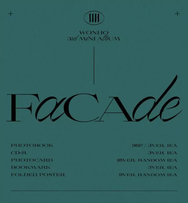 WONHO facade 3rd mini álbum ver.2